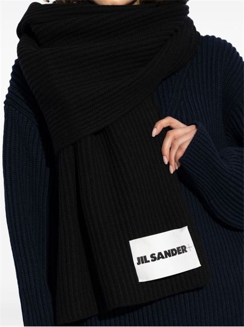 Sciarpa con logo JIL SANDER | J40ZZ0152J14737001